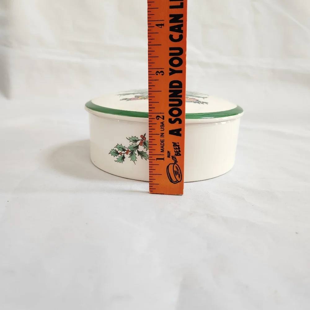 Spode Christmas Tree Candy Dish Trinket Box